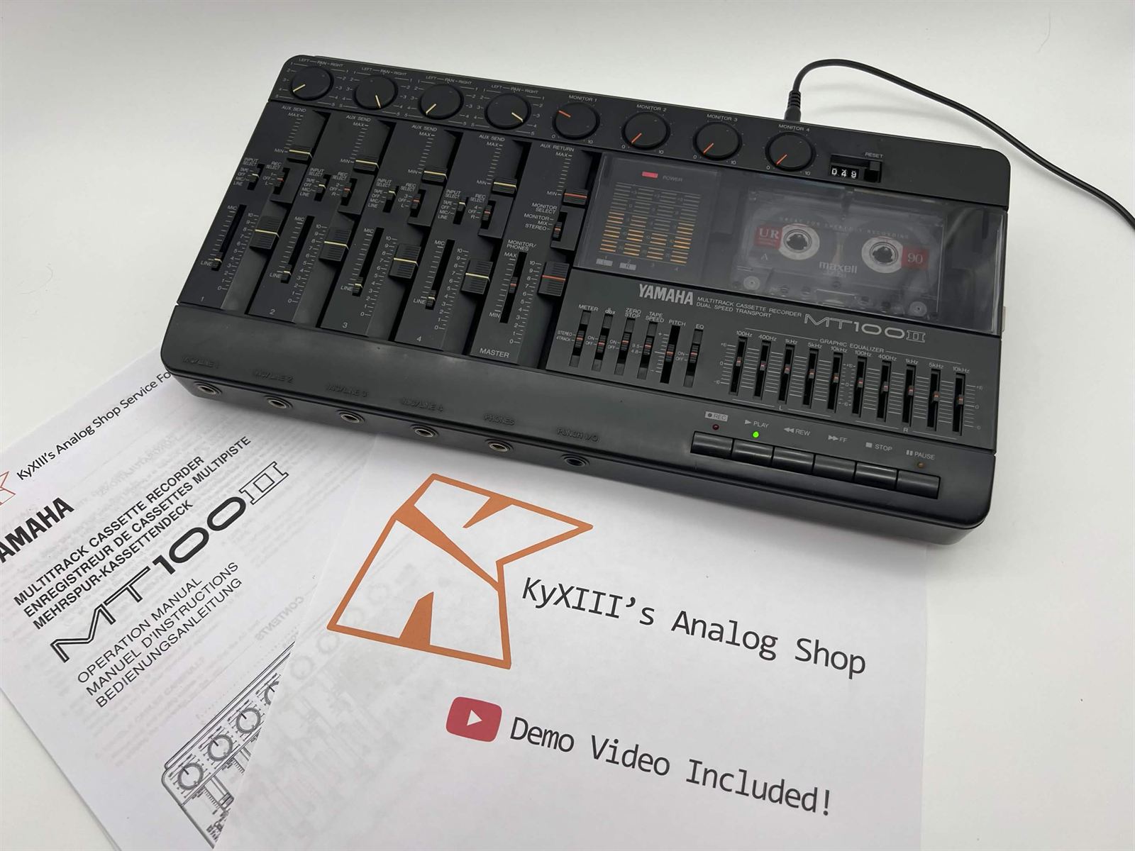 Yamaha MT100 II multitrack cassette recorder